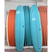 Planche de surf souple imperméable pour débutants de 9 pieds, noyau en mousse EPS, durable, écologique, emballée sous vide, longboard