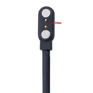 USB DC Cable2.54mm ชาร์จแม่เหล็ก USB 1ถึง2พิน Pogo ขั้วต่อสายแม่เหล็กตัวผู้สำหรับนาฬิกาอัจฉริยะ <span class=keywords><strong>GT88</strong></span> G3 KW18 GT68 Y3 - Product Image 5