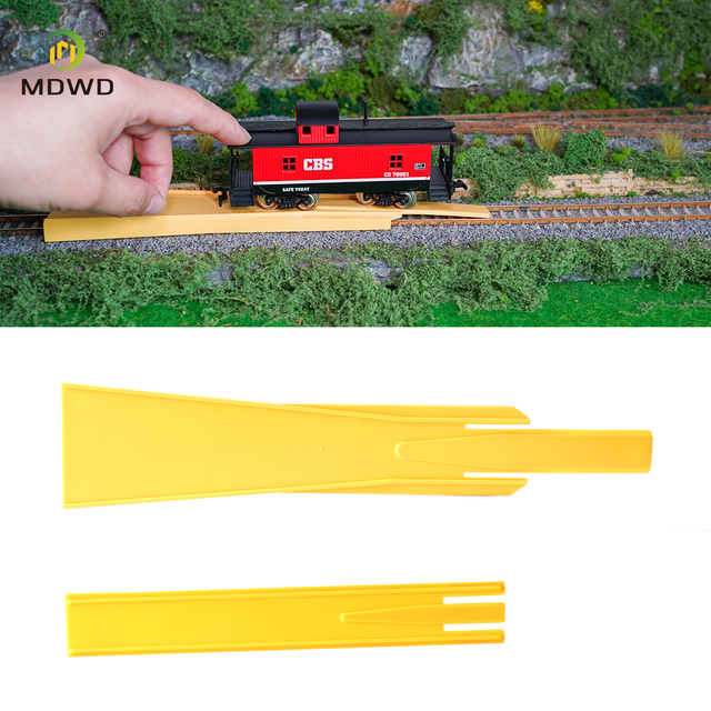 HO N Scale Model Train Rerailer Ramp for Model Railway Layout and Hobby Accessory