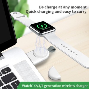 Produits tendance 2024 nouveautés pour montre intelligente USB C <span class=keywords><strong>chargeur</strong></span> sans fil Portable pour montre génération 1-5 Mini Logo personnalisé - Product Image 3