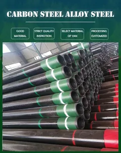 API 5ct Grade Hot Rolled Cold Rolled J55 K55 N80 L80 C90 P110 Sch40 Oil Casing Seamless Steel Pipe Tube