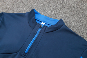 Ensemble de survêtement d'entraînement long automne-hiver 24/25 Porto, demi-zip, séchage rapide, tenue de sport, uniforme de football des clubs européens - Product Image 3