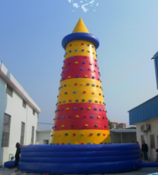 Toboggan gonflable d'extérieur pour enfants, <span class=keywords><strong>jeu</strong></span> de volcan d'escalade nouvellement conçu - Product Image 2