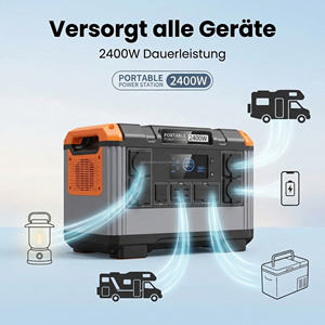 Chargeur solaire 2400W 2000Wh pour panneau solaire et centrale électrique de balcon - Product Image 3