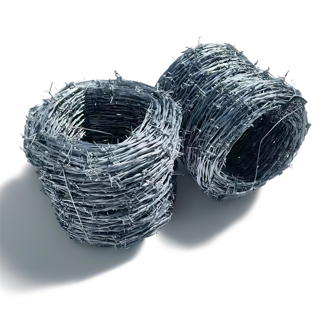 Hebei Manufacturer 2.5mm Hot Dipped Galvanized 500m Per Roll Electric Galvanized Barbed Wire Coil with High Tensile Strength