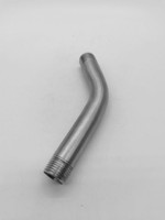 HT. Bras de douche mural rond en laiton chromé forgé avec bride 1/2"NPT x 6" de long
