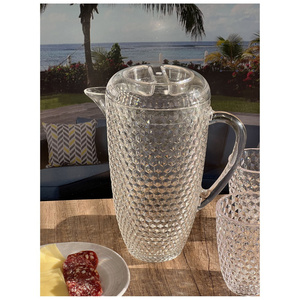 Jarra de Agua de Plástico Db Diamond Cut de 2.5 Cuartos con Tapa, Accesorio para Bebidas - Product Image 3