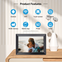 Bingkai foto Digital pintar WiFi isi ulang daya USB-C dioperasikan baterai desain baru 7 "8" 10 "dengan baterai bawaan