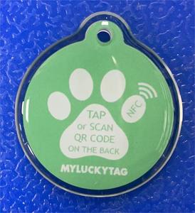 In tùy chỉnh mã QR URL lập trình RFID epoxy <span class=keywords><strong>NFC</strong></span> Pet ID tag - Product Image 2