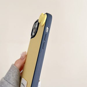 Custodia in Pelle con Fiocco per <span class=keywords><strong>iPhone</strong></span> 16 Pro Max, <span class=keywords><strong>Cover</strong></span> <span class=keywords><strong>Protettiva</strong></span> Semplice in Silicone per <span class=keywords><strong>iPhone</strong></span> 14, 15 Plus, 13, 12, 11, Xsmax, <span class=keywords><strong>Xr</strong></span>, 17 - Product Image 5