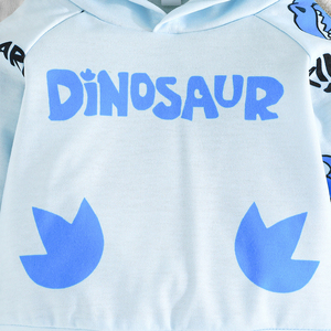 ชุดเซ็ตเสื้อแขนยาวลายสัตว์ 2 ชิ้น สไตล์ลำลองสำหรับเด็กผู้ชาย ขายส่งสำหรับฤดูใบไม้ร่วง - Product Image 3