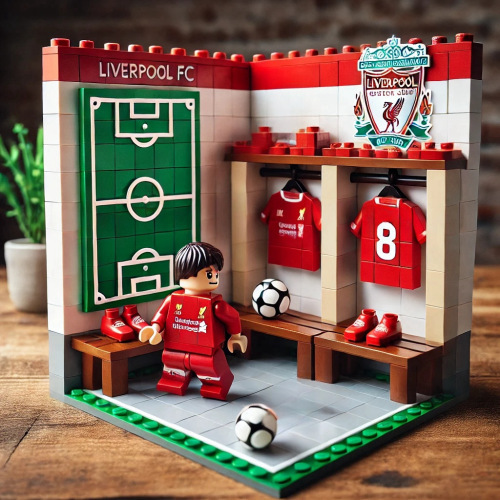 Bloques de construcción de taquillas de fútbol-liverpool