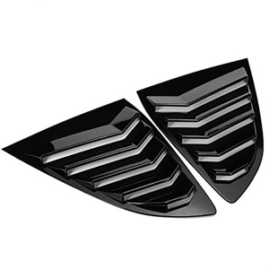 Welta ABS+PP Carbon Fiber Look Exterior Accessories Car <b>Kits</b> Rear Side Window Louvers Vents Cover for Honda Breeze 2020-2022 - Product Image 2