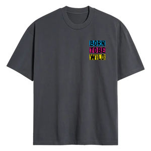 Camisetas Gráficas Personalizadas al por Mayor, de Algodón Premium, Corte Cuadrado, Estilo Holgado, Estampado en Serigrafía, Hombros Caídos, para Hombre - Product Image 5