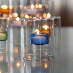 Porte-<span class=keywords><strong>bougie</strong></span> en terre cuite, support de <span class=keywords><strong>bougie</strong></span> en poterie rustique pour un style méditerranéen - Product Image 3