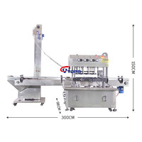 Machine de capsulage automatique à grande vitesse à 8 roues Machine de capsulage à vis pour bouteilles avec chargeur de bouchons