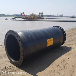 Tuyau <span class=keywords><strong>de</strong></span> dragage flexible en caoutchouc autoflottant DN900MM résistant à l'usure pour le sable, la boue et les boues minières, aspiration et refoulement - Product Image 1