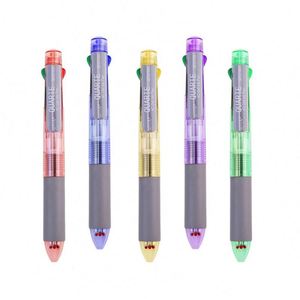 Wholesale 4-in-1 Novelty Advertising Ballpoint <b>Pen</b> <b>Multi</b>-<b>Color</b> Plastic Ball <b>Pen</b> with Custom Logo for Office & Business Promotion - Product Image 4