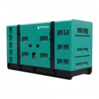 Groupe électrogène diesel industriel 500 kW triphasé 50/60 Hz, type silencieux, démarrage électrique, groupe électrogène de secours 625 kVA