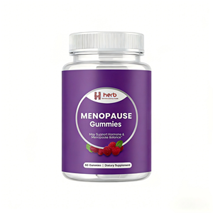 Bonbons Gommeux Naturels à Base de Plantes OEM/ODM pour l'Équilibre Hormonal Féminin, Soulagement de la Ménopause, SPM, Équilibre du pH - 2 Gommes par Jour, Soutien Immunitaire - Product Image 1