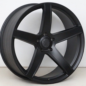 Cerchi in Lega di Alluminio da 20 Pollici a Concavità Profonda e Cinque Razze Nero Opaco PCD 5x115 per Autovettura <span class=keywords><strong>Dodge</strong></span> Hellcat Challenger - Product Image 6