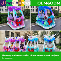 Nuevo Coche de Choque Luminoso Cuadrado para Parques al Aire Libre, Puestos de Entretenimiento, Centros Comerciales y Mercados Nocturnos, con Batería para Niños