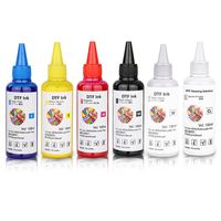 Encre textile de Film de transfert PET DTF 100ml pour imprimantes Epson i3200 4720 XP600 1390 L1800 F2000 L805