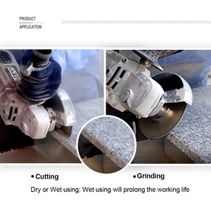 Shdiatool 4 ''/4.5"/5 ''/7''/9 ''Electroplated kim cương cắt & mài lưỡi M14 chủ đề duy nhất bên tráng kim cương cắt đĩa - Product Image 4