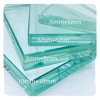 Panel de Vidrio Templado de Seguridad de 4mm 5mm 6mm 8mm 10mm para Ventanas y Puertas de Edificios, Venta al Por Mayor de Fábrica