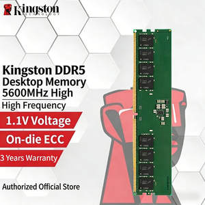 Memoria RAM KVR 16G 5600 D5 DDR5 para Computadora de Escritorio, en Stock, 5600MHz de Alta Frecuencia, Mejora el Rendimiento del Sistema para un Funcionamiento Más Fluido - Product Image 1