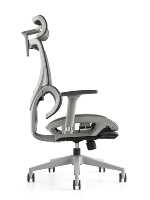 2023 chaise de bureau ergonomie avec dossier haut 360 pivotant moderne nouveau Design PU Amrest repose-pieds usine chinoise Foshan Guangdong