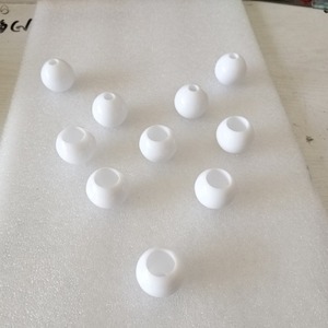 PVC <b>Cable</b> End Caps White Round Bead Type For Rope Protection <b>Outdoor</b> Use - Product Image 2