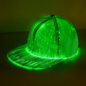 Meilleures ventes Casquette de baseball à fibres optiques lumineuse à LED phosphorescente dans le noir pour fête - Product Image 4