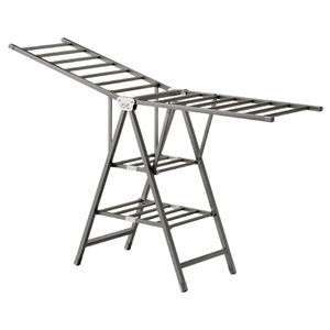 Séchoir à linge pliable en forme de X, sur pied, pour intérieur et extérieur, design pliable - Product Image 5