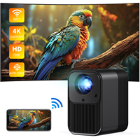 Proyector de Cine en Casa Portátil CRE CR30 Mini 4K, Smart TV LED LCD con Android para Uso Comercial y Educativo