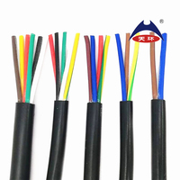 Kabel Daya Fleksibel 3 Inti 1mm 1.5mm 2.5mm 4mm ZR-RVV Tahan Api Berisolasi Tembaga PVC Berlapis PVC Bersertifikasi CE untuk Struktur Bangunan