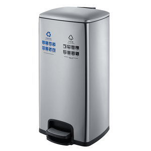 Lớn hơn Heavy Duty thép không gỉ tái chế bin cho nhà bếp & bệnh viện sử dụng 20-35L công suất bền chất thải quản lý giải pháp - Product Image 4