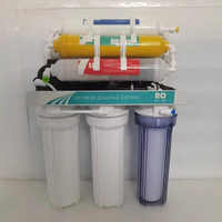 Système de filtration d'eau à 7 étapes 400 GPD PP+UDF+CTO+RO+T33+Minéralisé + Alcalin, pour eau potable directe avec pompe
