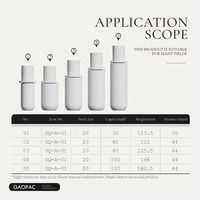 Emballage cosmétique en PET à paroi épaisse 30ml 60ml 80ml 100ml 120ml Flacon de lotion pour soins de la peau de luxe avec bouchon pulvérisateur