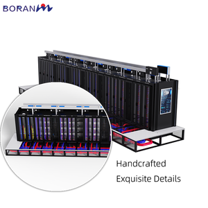 Высокоточный, прочный, жидкостно-охлаждаемый шкаф-кабинет BORAN из пластика/дерева/акрила для центров обработки данных, выполненный методом сублимации - Product Image 3