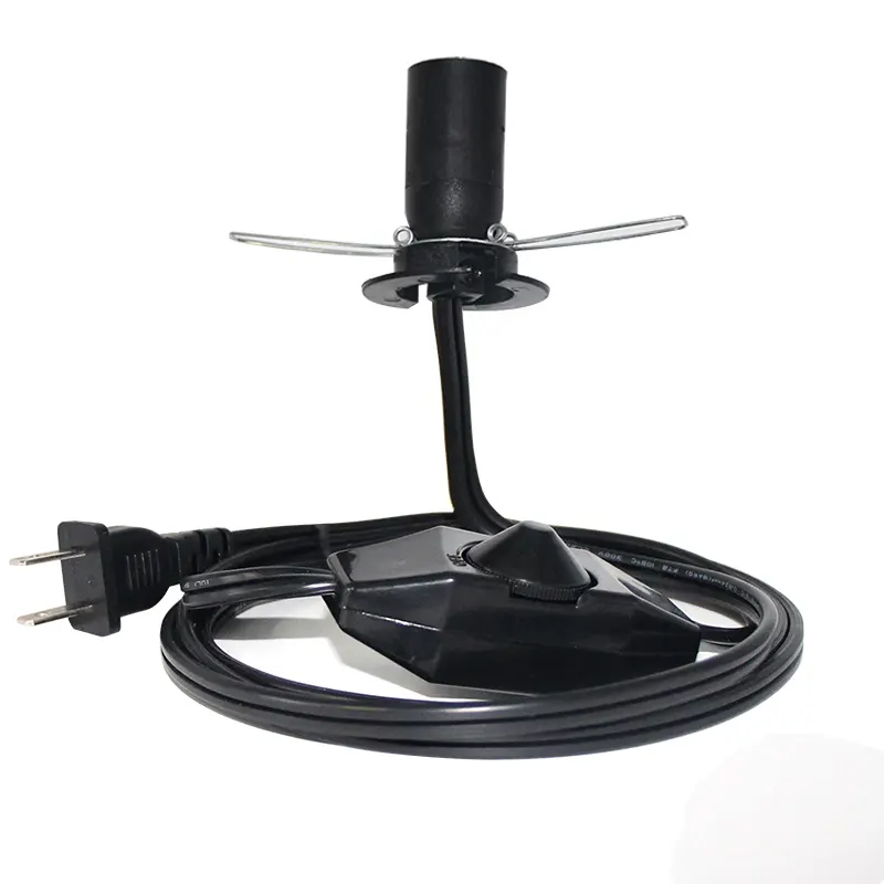 220V Power Supply Cord E14 Lamp Socket Holder Salt Bulb White Us Dimmer Switch Wire US Salt Lamp Power Cord Cable