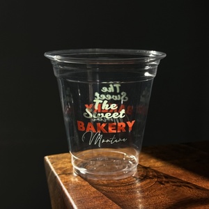 Tùy chỉnh Lấy đi rõ ràng Pet Milkshake cốc sữa chua 16oz dùng một lần nước trái cây Smoothie BOBA Trà Sữa Cốc nhựa có nắp đậy - Product Image 3