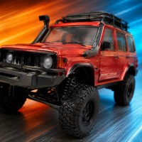 Voiture télécommandée RC Rock Crawler SUV 4x4 tout-terrain avec pneu de secours et phares antibrouillard, homologuée EN71 CE