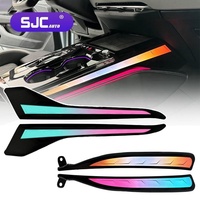 Kit de panneaux de garniture à écran 64 couleurs en fibre optique style cristal, avec contrôle par application, pour éclairage d'ambiance de voiture Audi A5 Coupé 2026