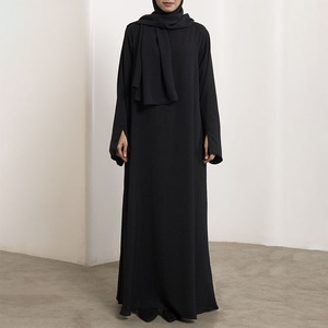 sachin and babi light blue dress Tampil Simpel tapi Stylish dengan Dress Hitam Hijab saat Lebaran, Ini  Caranya! main image 1