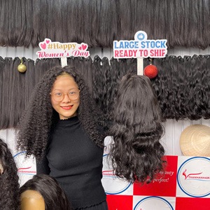 วิกผมลูกไม้ใส5x5วิกผมมนุษย์ไร้กาวผมหยิกเด้งสำหรับผู้หญิงที่มีน็อตฟอกขาว - Product Image 3