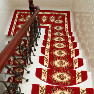 Customized New Design anti slip indoor adhesive polyester stair tread carpet Maty - Product Image 3