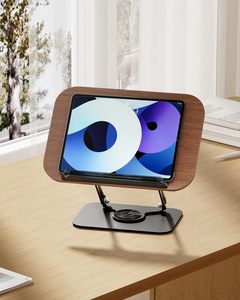 Support de livre pliable léger ZJH à hauteur et angle réglables, rotatif à 360°, pour bureau/cuisine/école, compatible Kindle/tablette - Product Image 6