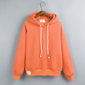 Pull à capuche en gros personnalisé pour femmes Design solide pour la saison d'automne avec col à capuche - Product Image 2