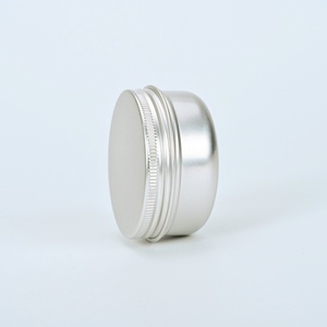 Envase de Aluminio Blanco de 50 ml, Lata Redonda Plateada, Frascos Metálicos para Bálsamo de Perfume Sólido - Product Image 6